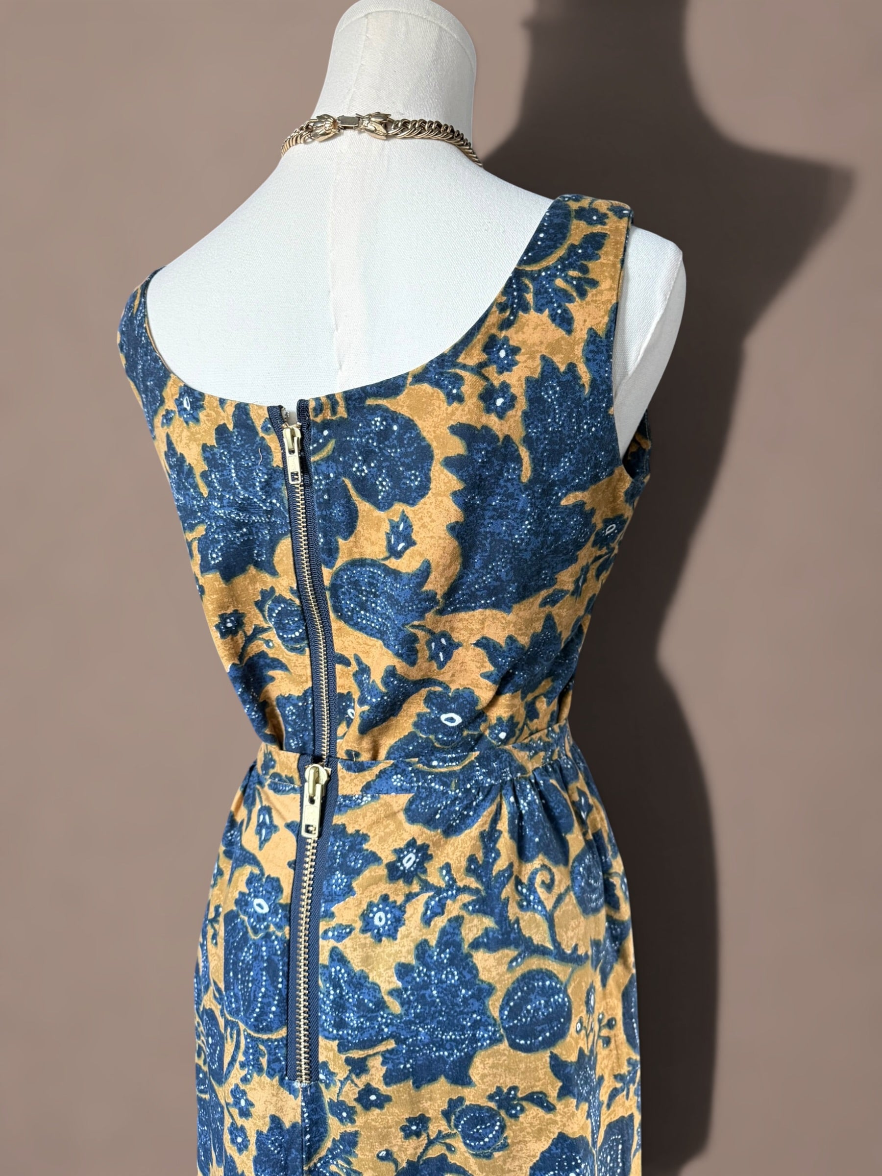 Florence Walsh 70s Floral Two Piece Skirt Set