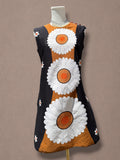 Alice Polynesian 60s Giant Daisy Mod Mini Dress