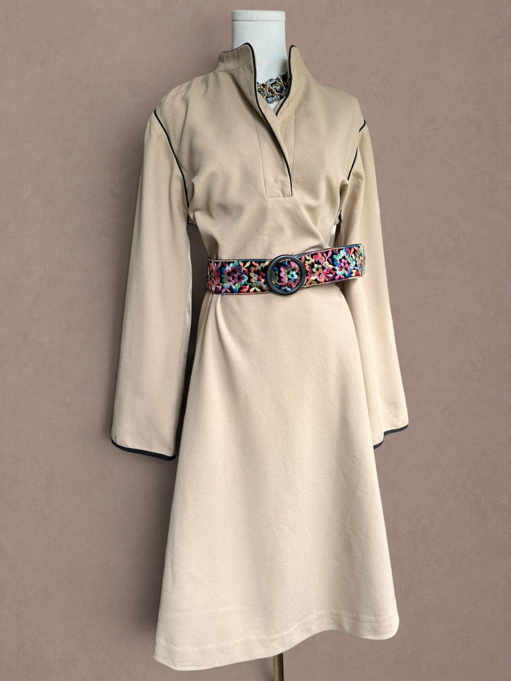 Randazzo 60s-70s Minimalist Midi Dress