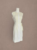 Ivory Mod Late 60s Tunic Dress With Side Slits