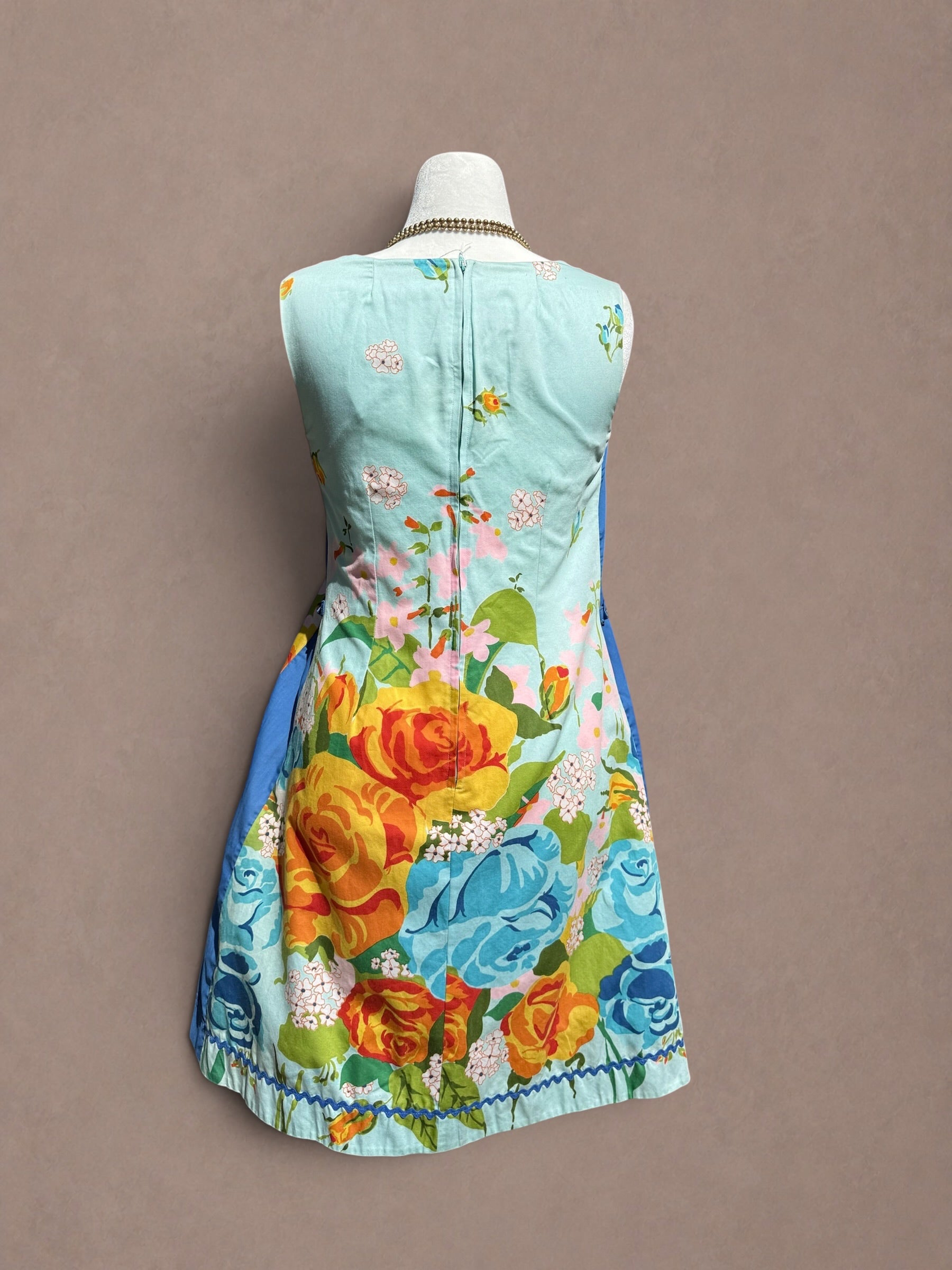 Alice Polynesian 60s Floral Shift Dress